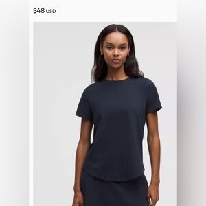 New with tags Lululemon love crew in true navy Women's Top